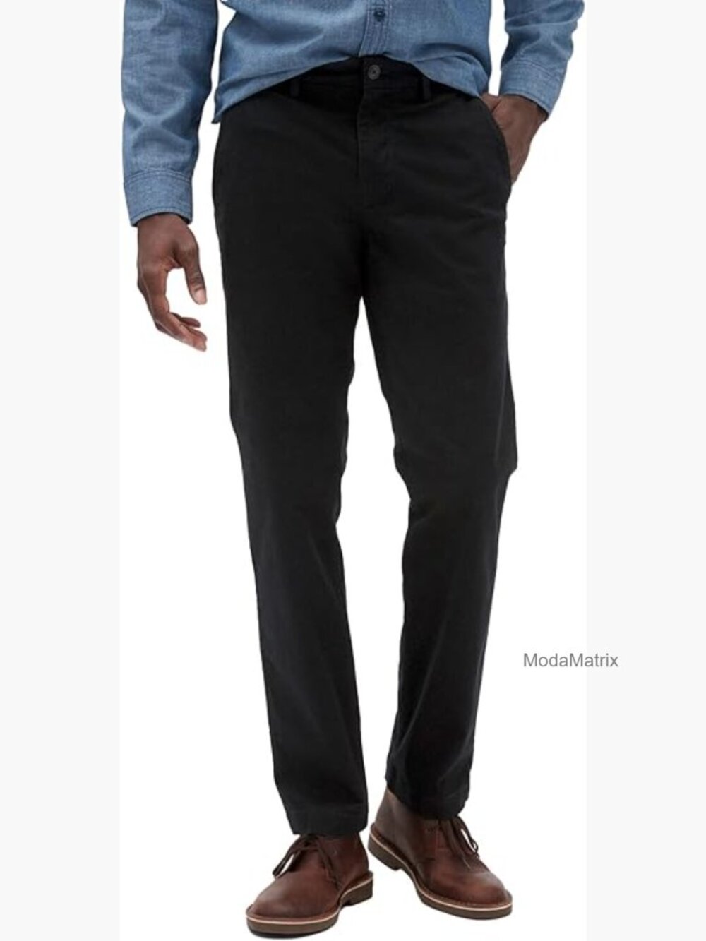 Slim Fit Chino Pants - Stretch Cotton Khakis for Men